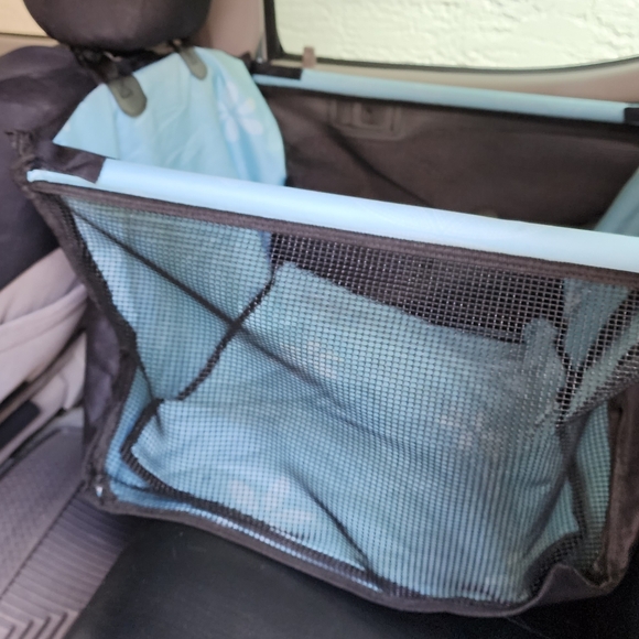 Kurgo Heather Half Dog Hammock For Back Seat Dog Car Seat Half Rear Pet Travel Waterproof Pad Dog Hammock Safety Harness New